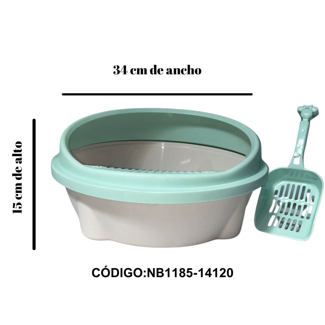 Kit gatuno #1 (Arenero,pala y 3.8 kg de arena premium)