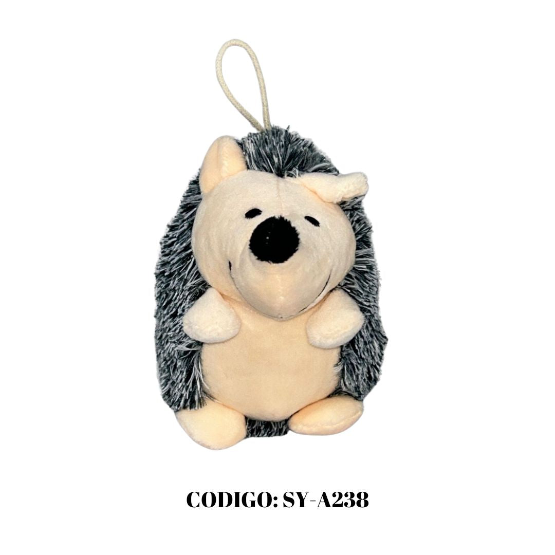 Peluche Erizo (gris o café 13 cm)