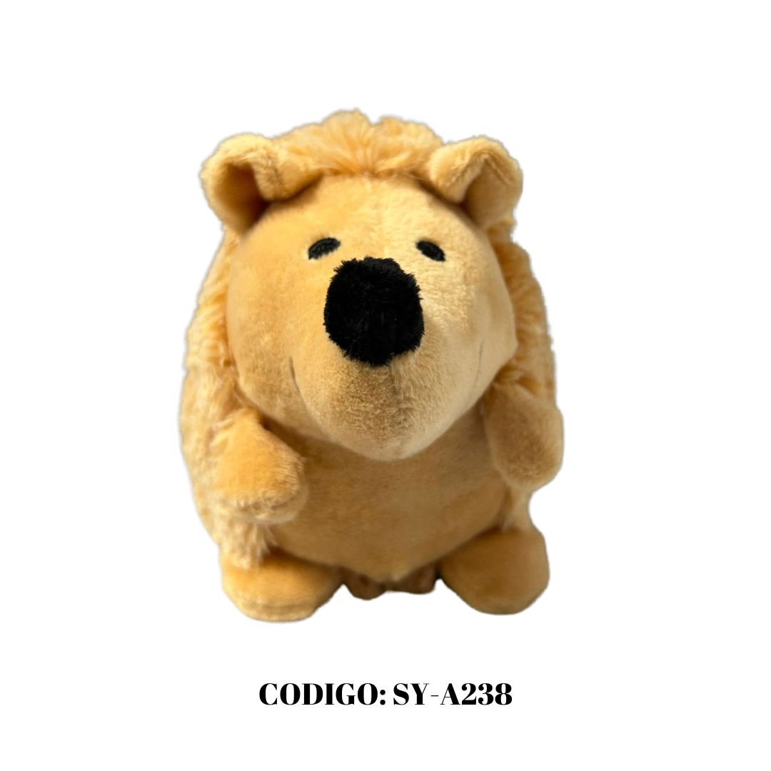 Peluche Erizo (gris o café 13 cm)
