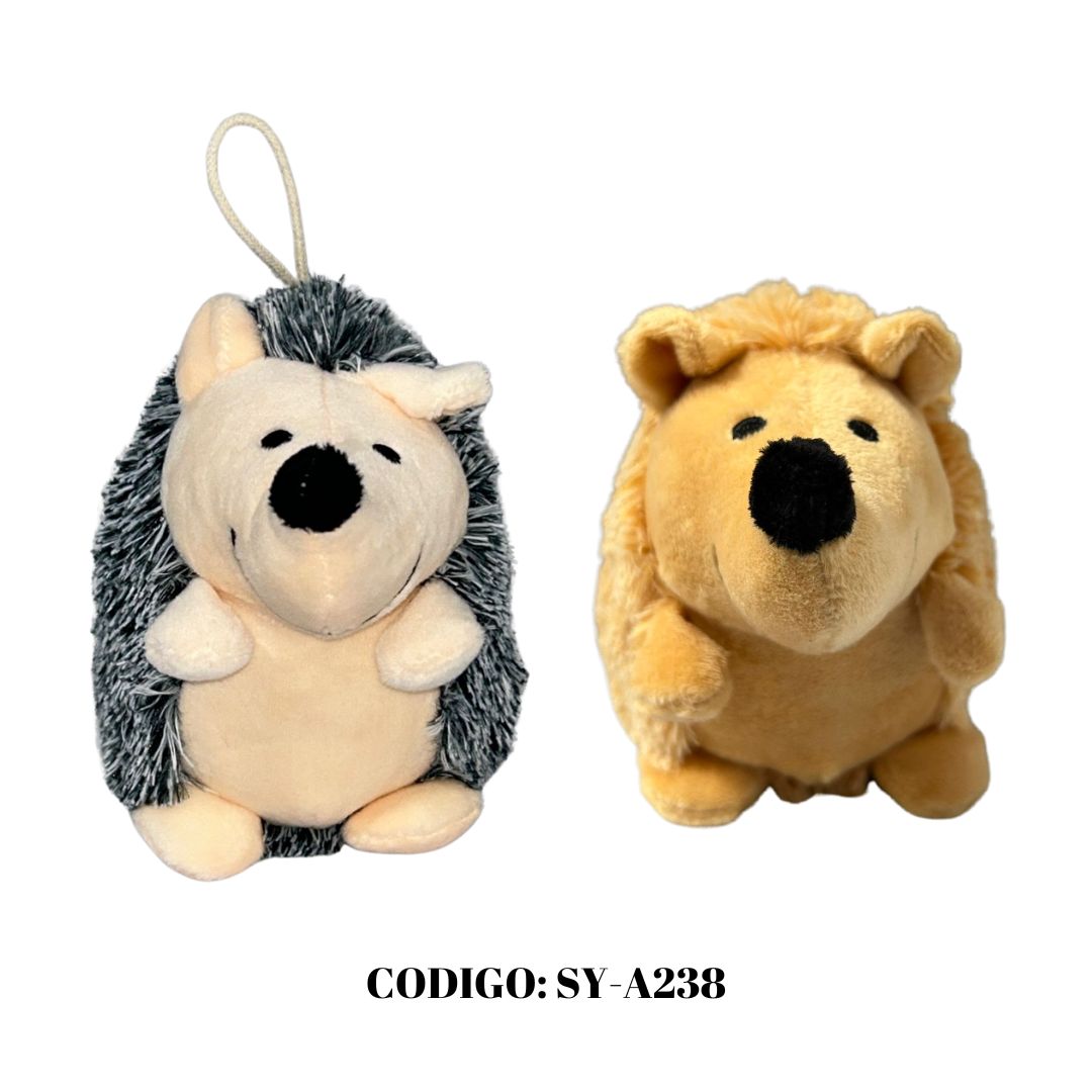 Peluche Erizo (gris o café 13 cm)