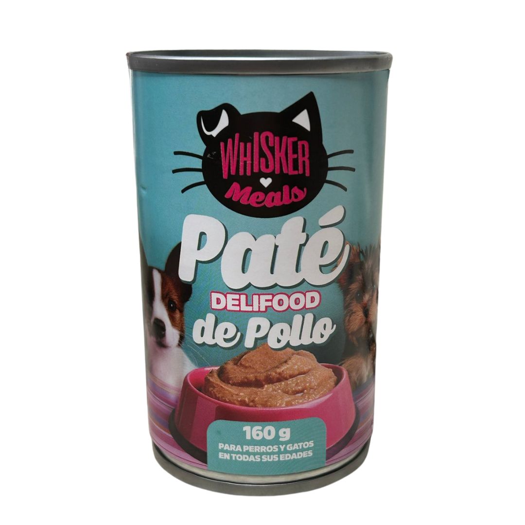 Six Pack Whisker Meals 160G perro