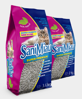 Arena para gato Premium SANI MIAU 2K