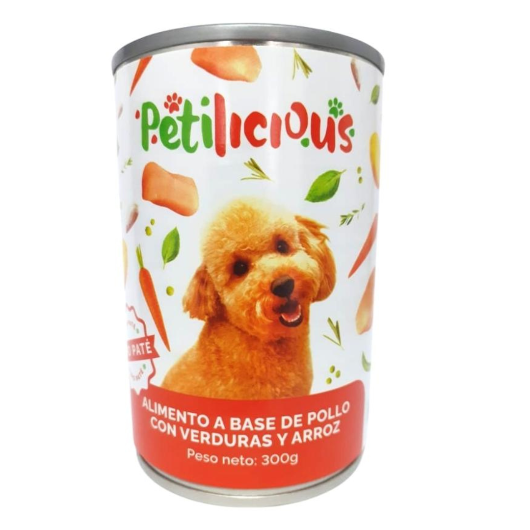 Pate de Carne y Verduras Petilicious 300g