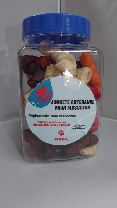 BOCADILLOS MASTICABLES PIRRO PETS HUESITOS COLORES