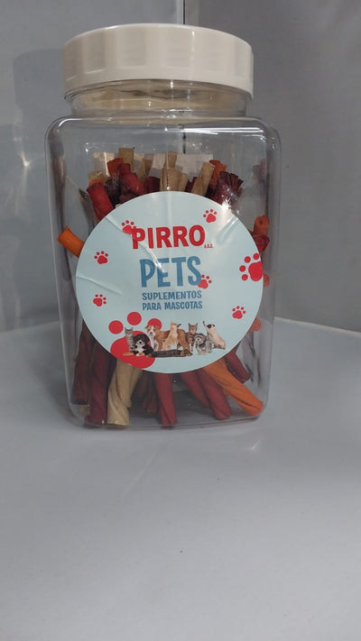BOCADILLOS MASTICABLES PIRRO PETS PALITOS TWIST