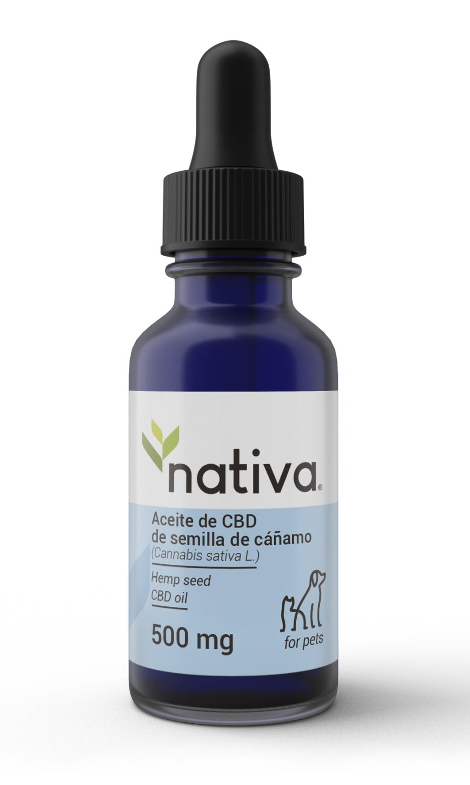 Aceite de CBD 500mg. 100% Libre de THC!