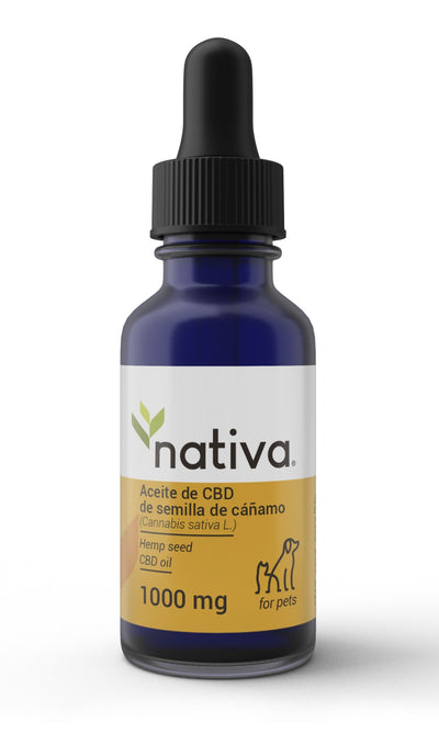 Aceite de CBD 1000mg. 100% Libre de THC!