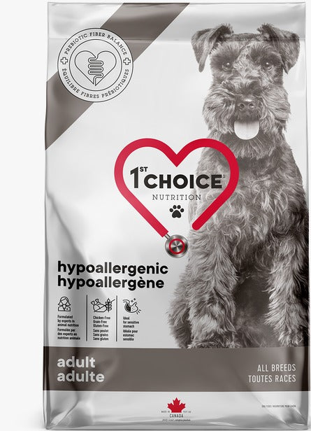 1ST CHOICE CANINO ADULTO HIPOALERGENICO (2Kg, 4.5Kg, 11 Kg, 18Kg)