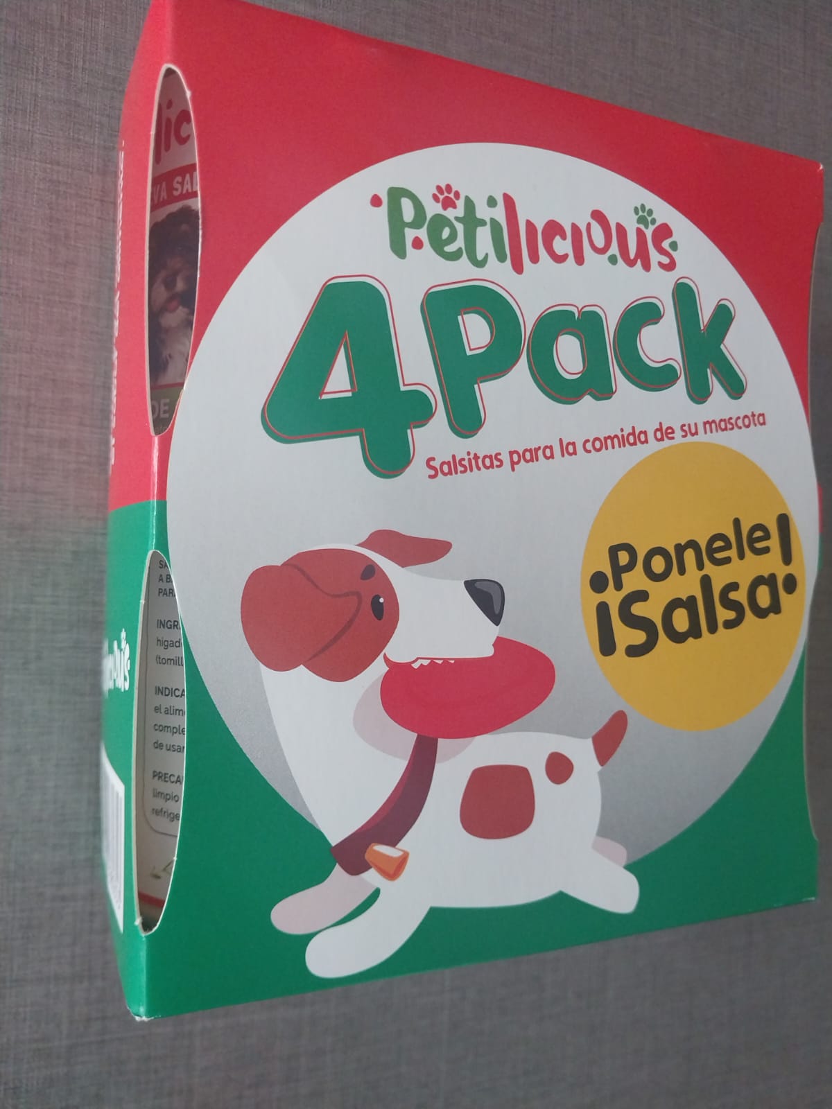 4 PACK de Salsitas  Petilicious de Pierna de cerdo con higado