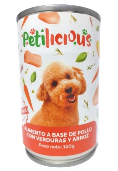 Pate de Carne y Verduras Petilicious (160g)