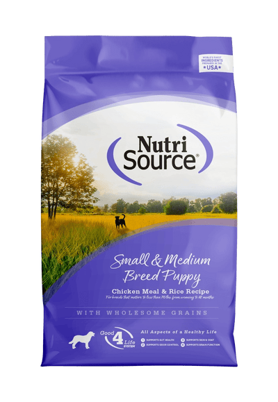 Nutri Source Perro Cachorro Razas pequeñas y medianas (Pollo)